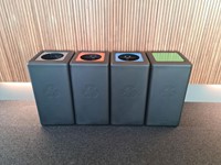 Prullenbak afval scheiden Brickbin Waste" 65 liter"-3