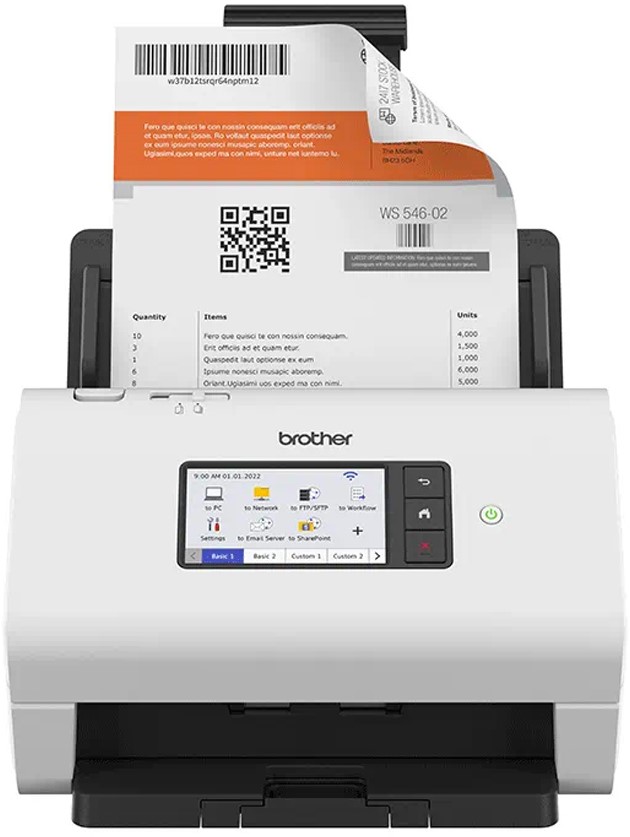 High Speed document scanner Brother ADS-4900W met ADF en WiFi