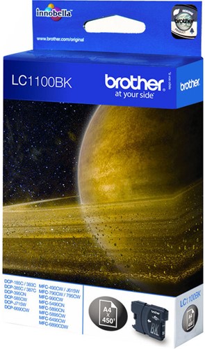 Brother LC-1100BK cartridge zwart