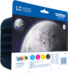 Brother LC-1000VALBP cartridge multipack + zwart