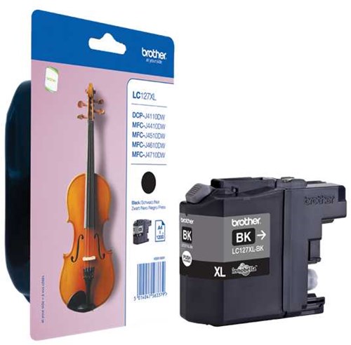 Brother LC-127XLBK cartridge zwart-2