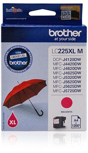 Brother LC-225XLM cartridge magenta