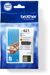 Brother LC-421VAL cartridge multipack + zwart