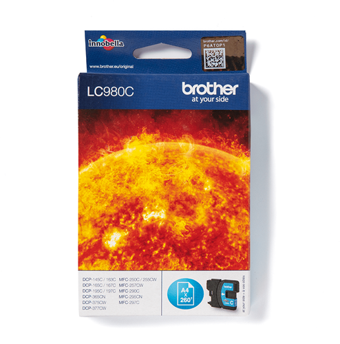 Brother LC-980C cartridge cyaan