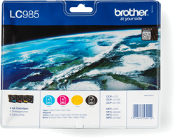 Brother LC-985VALBP cartridge multipack + zwart