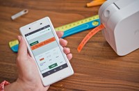 Labelmaker Brother P-touch Cube P300BT draadloos zwart-2