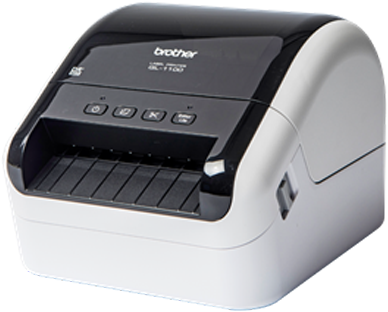 Brother QL-1100 labelprinter voor grote verzendetiketten