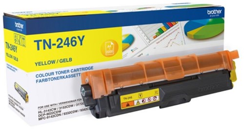 Brother  TN-246Y toner geel-2