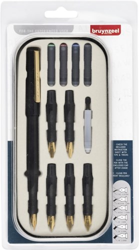 Bruynzeel kalligrafieset 8-delig-2