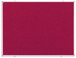 Prikbord stof Smit Visual donker-roze 90x180cm