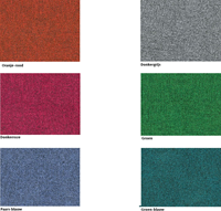 Prikbord vilt Smit Visual groen 120x240cm-2