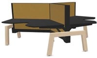 Bureau-eiland-3-personen-Markant-Max-Hybrid