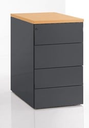 Bureau ladekast 80cm diep bureau hoogte