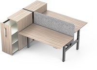 Bureau-met kast