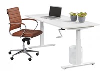 Verstelbaar bureau ProLine Swing-it met slinger-2