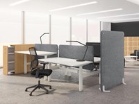 Akoestisch bureau paneel Solange 40cm hoog-2