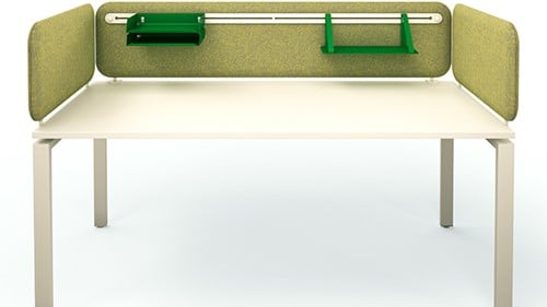 Akoestisch bureau paneel Solange 40cm hoog-3