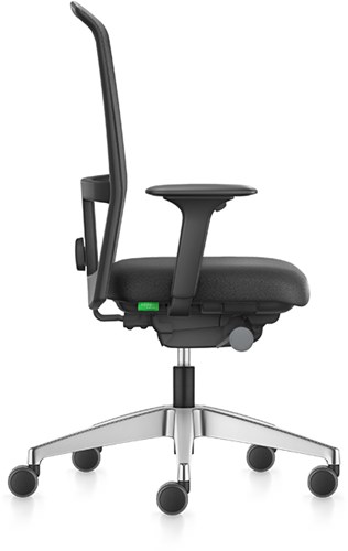 Se7en bureaustoel met netbespannen rugleuning-3