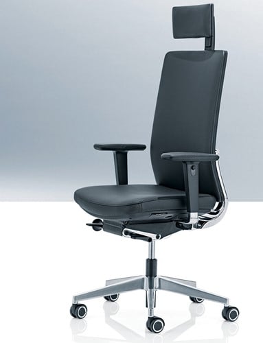 Leren bureaustoel Köhl Anteo Alu-3