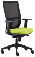 Bureaustoel-NEN-1335-Euroseats-Curve-appelgroen