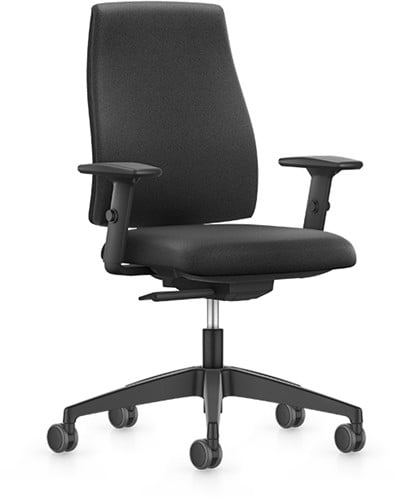 Comfortabele bureaustoel Se7en LX151 zwart-2