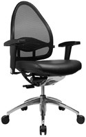 bureaustoel-topstar-open-base-10-leer