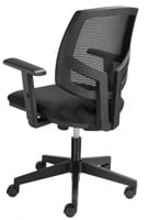Goedkope bureaustoel ProLine Basic mesh rug zwart-2