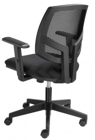 Goedkope bureaustoel ProLine Basic mesh rug zwart-2