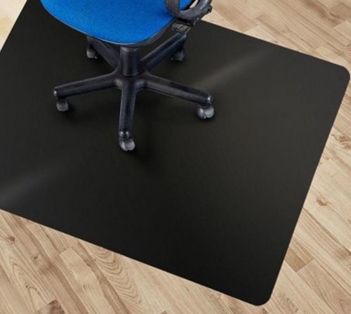 Vloerbeschermer zwart voor tapijt Cleartex Advantagemat rechthoekig 120 x 150cm-3