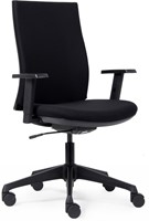 Kantoorstoel Euroseats Canillo gestoffeerde rug-3