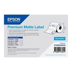 C33S045531 Epson label 102 x 51mm Premium matte