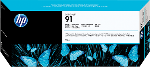 HP 91 cartridge C9465A zwart