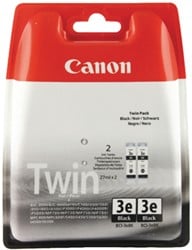 Canon BCI-3E twinpack cartridge zwart