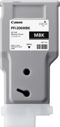Canon PFI-206MBK cartridge mat zwart