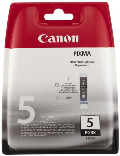 Canon PGI-5PGBK cartridge zwart