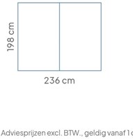 Whiteboard muur Chameleon Sharp Wall 198 x 236cm wit-3