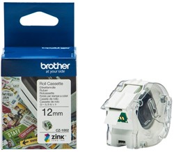 Full color label CZ1002 12mm x 5 m voor Brother VC 500W
