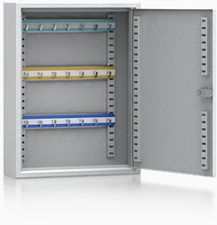Sleutelkast de Raat SLA 42E voor 42 sleutels met elektronisch cijferslot 350 x 270 x 80