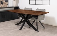 Deens ovale tafel mangohout Flora-3