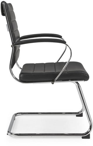 design-vergaderstoel-zwart-luxe