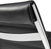 design-vergaderstoel-zwart-sledeframe