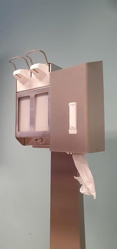 Desinfectiezuil-alcohol-dispenser