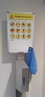 Desinfectiezuil automatisch RVS voor desinfectiemiddel-2
