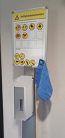 Desinfectiezuil automatisch RVS voor desinfectiemiddel-3
