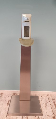 Desinfectiezuil met sensor