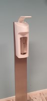 Desinfectiezuil RVS met dispenser voor desinfectiemiddel-3