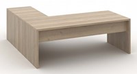 Houten hoekbureau Greywood XTR + ladeblok 210x210cm-2