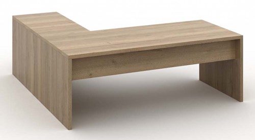 Directie hoekbureau Oakwood XTR + ladeblok 210x210cm-2