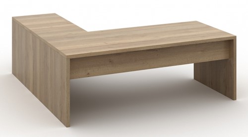 Directie hoekbureau Oakwood XTR + ladeblok 210x210cm-3