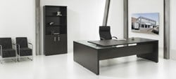 Directiebureau Darkwood XTR 230x172cm hoekbureau